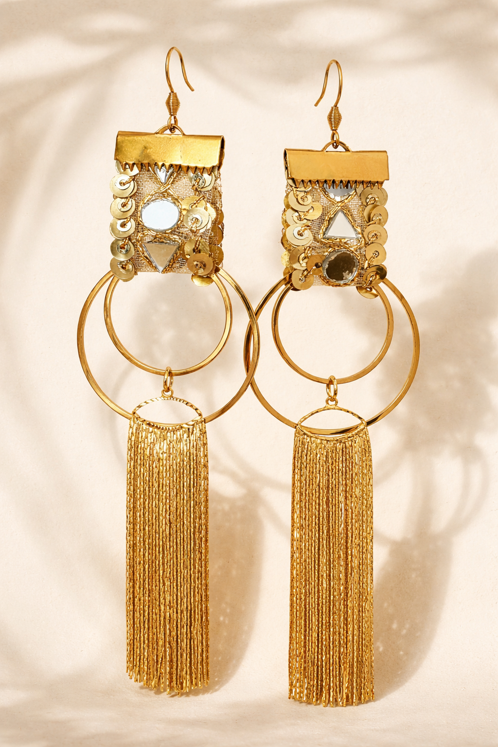 Ibiza Glamour Ohrringe handgefertigt – mediterrane Leichtigkeit